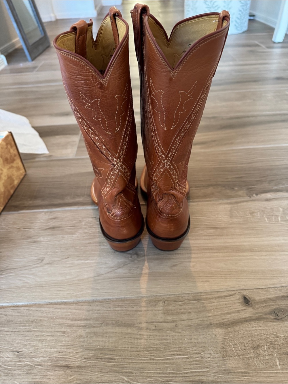Luchesse 8 1/2  D Burnished Baby Buffalo boots GB2863 - Picture 7 of 11